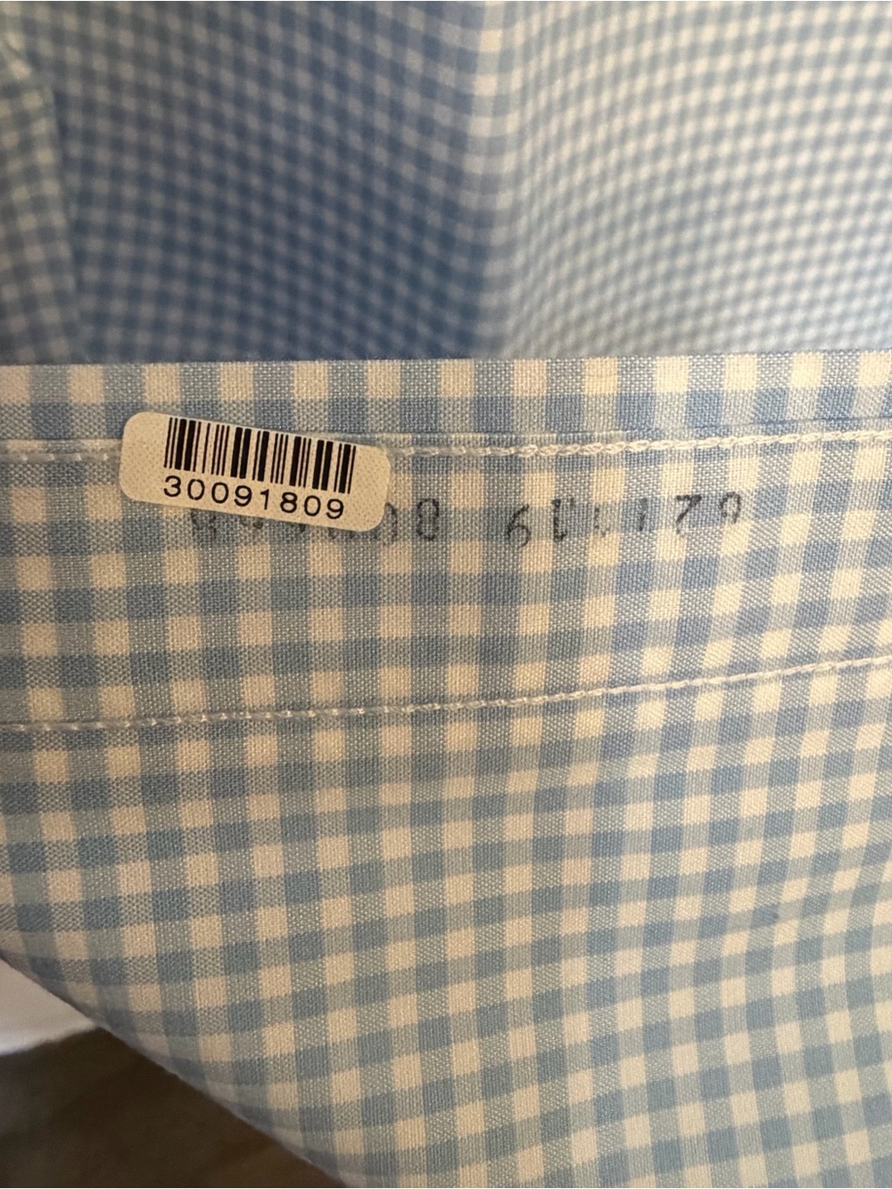 Brooks Brothers Regent Fit Blue Gingham Supima Cotton Dress Shirt 17-35 - Picture 9 of 12